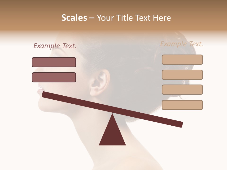 Face Elegance One PowerPoint Template