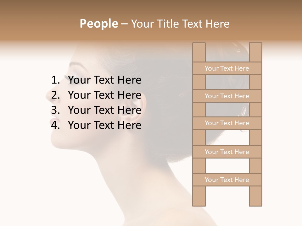 Face Elegance One PowerPoint Template