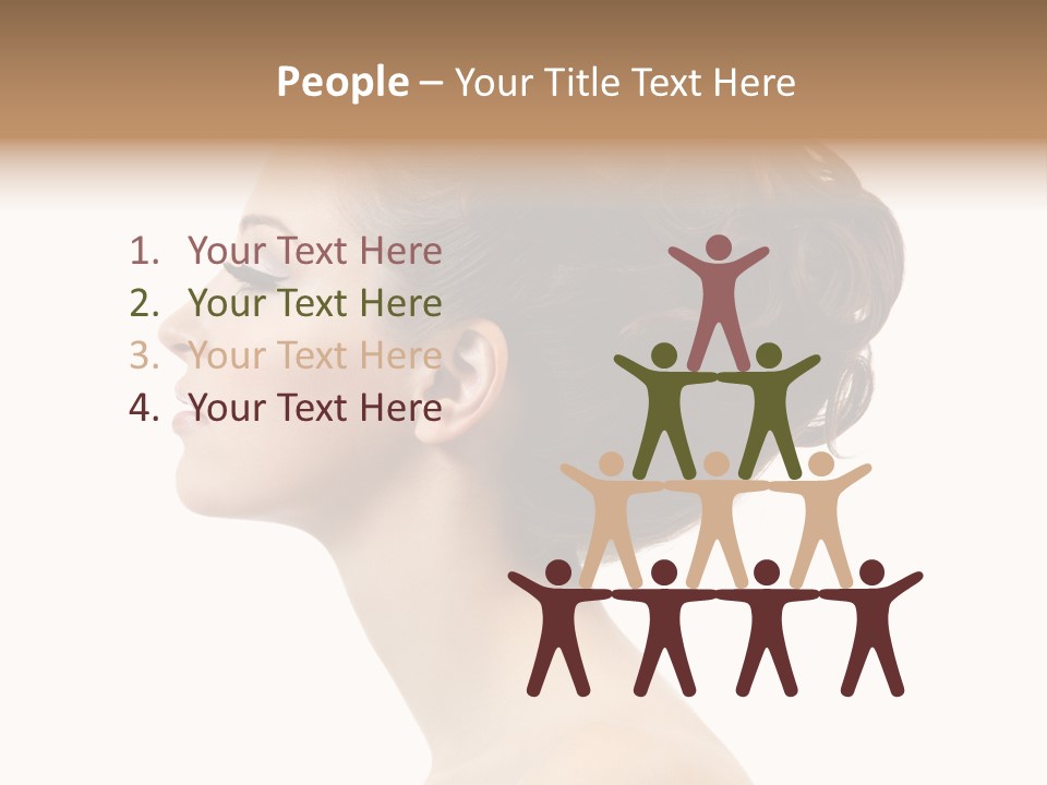 Face Elegance One PowerPoint Template