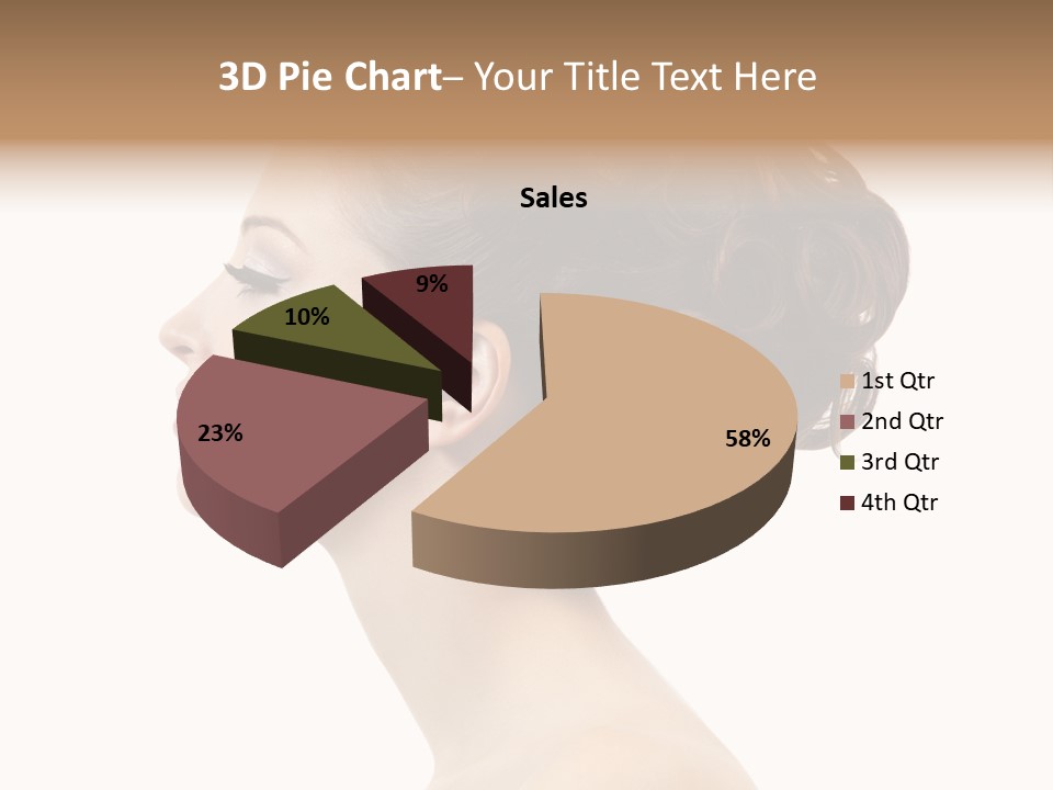 Face Elegance One PowerPoint Template