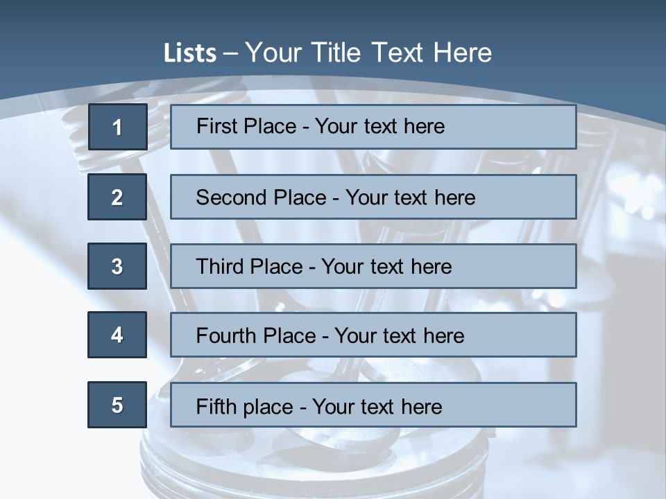 Propulsion Metallic Valve PowerPoint Template