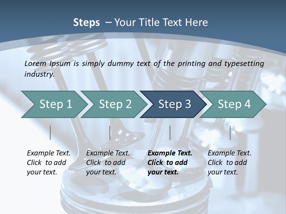 Propulsion Metallic Valve PowerPoint Template
