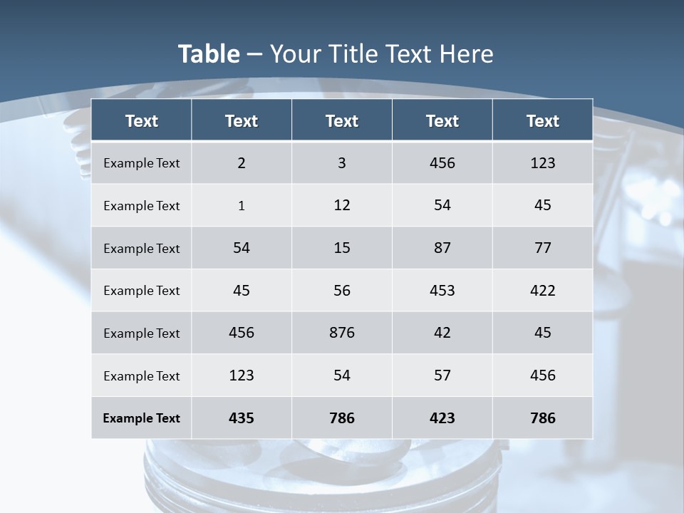 Propulsion Metallic Valve PowerPoint Template