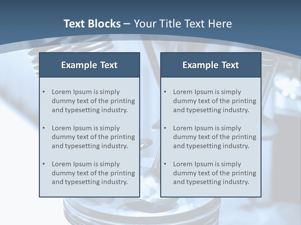 Propulsion Metallic Valve PowerPoint Template