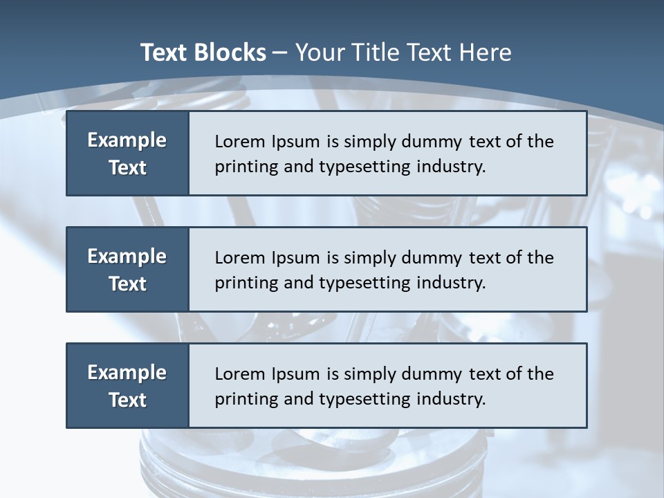 Propulsion Metallic Valve PowerPoint Template