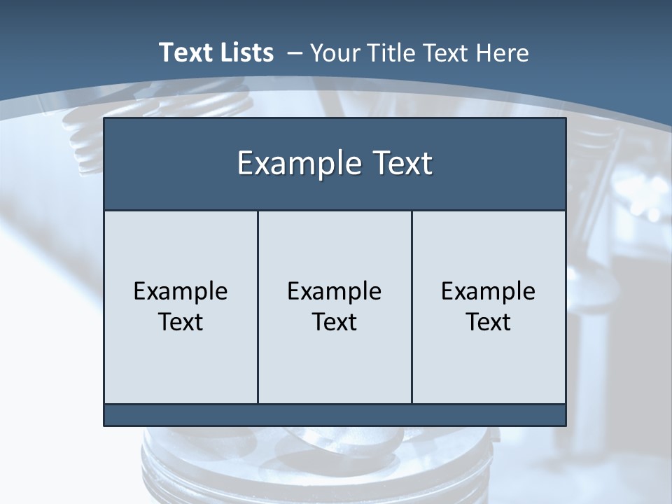 Propulsion Metallic Valve PowerPoint Template