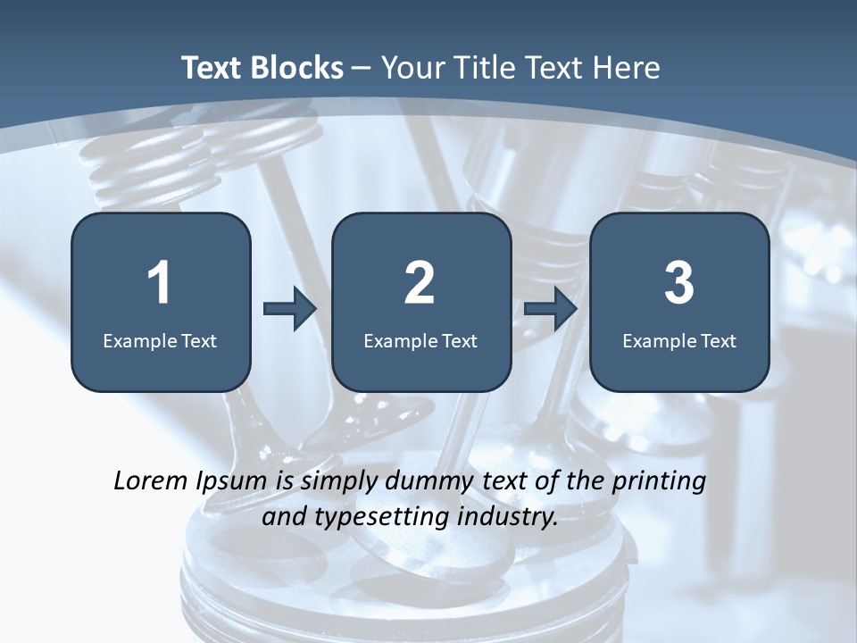Propulsion Metallic Valve PowerPoint Template