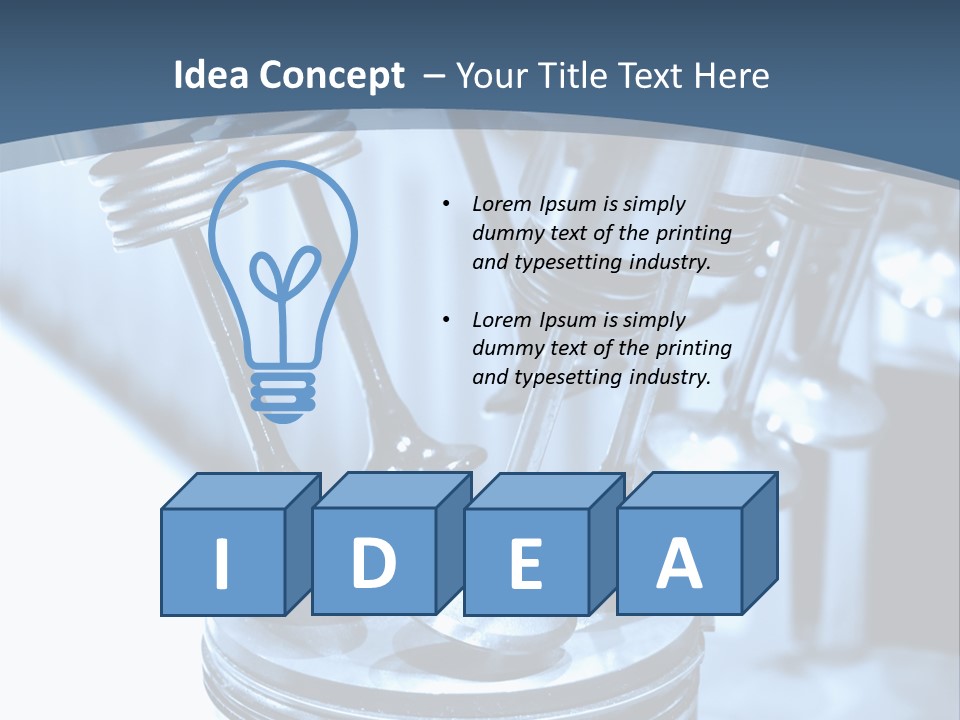 Propulsion Metallic Valve PowerPoint Template