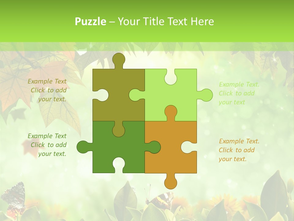 Pretty Colorful Wild PowerPoint Template