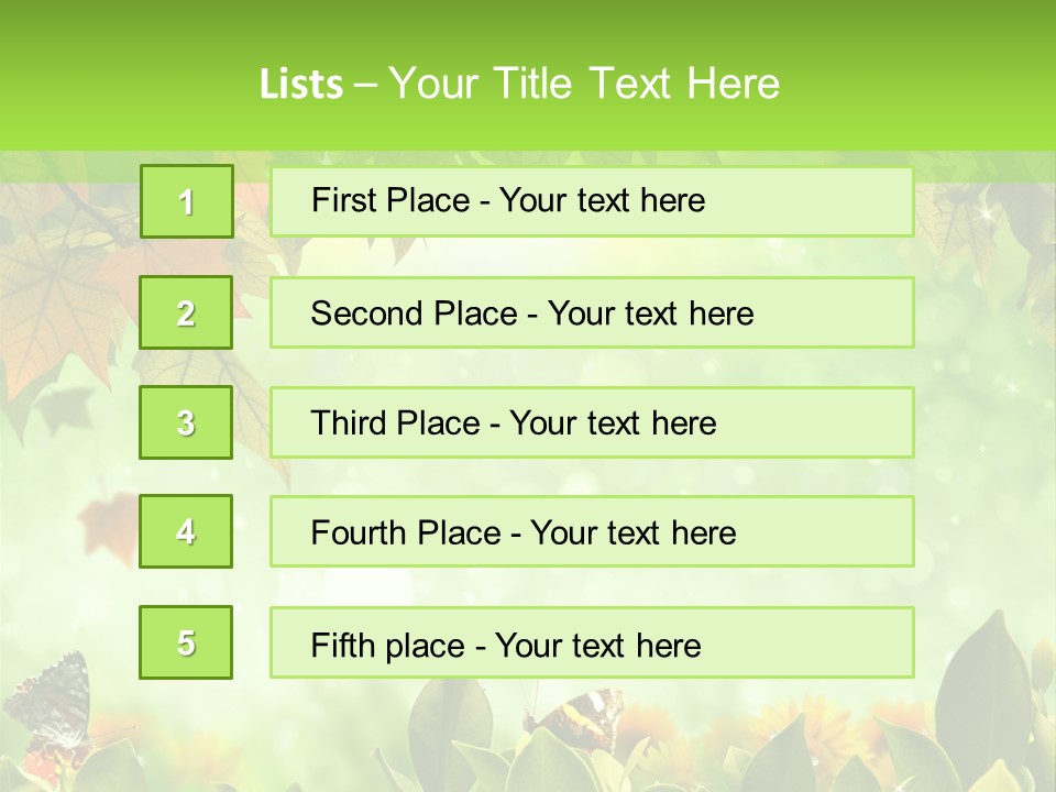 Pretty Colorful Wild PowerPoint Template