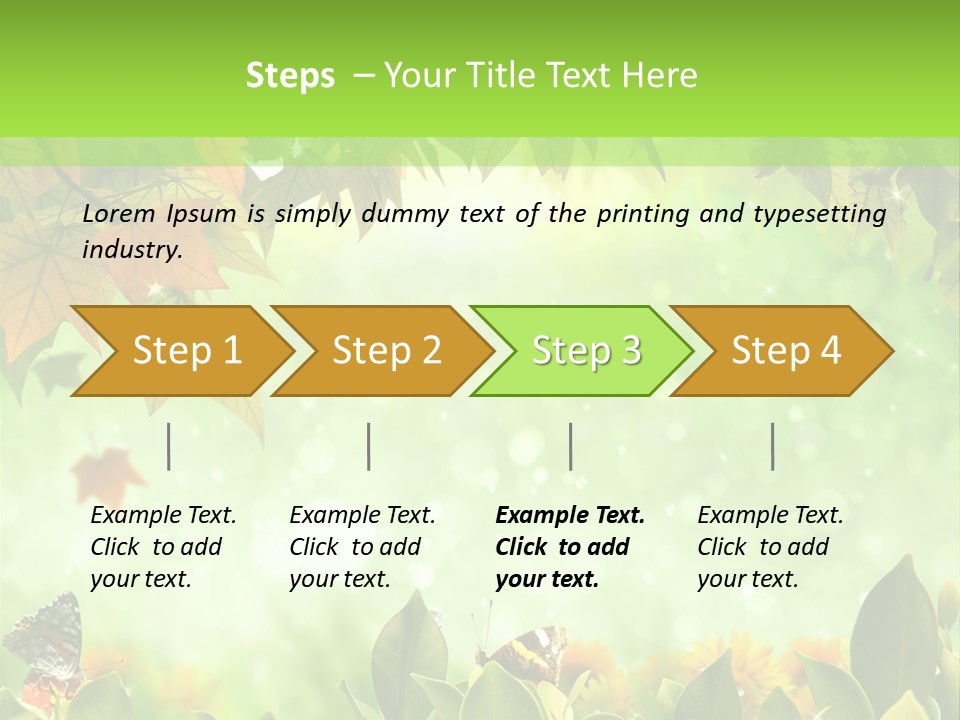 Pretty Colorful Wild PowerPoint Template