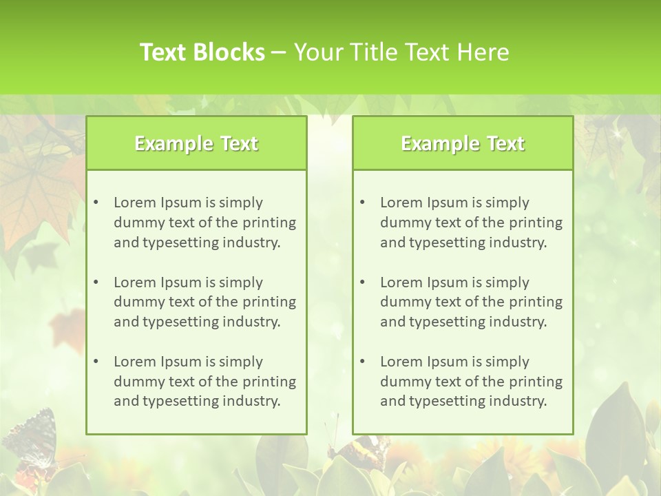 Pretty Colorful Wild PowerPoint Template