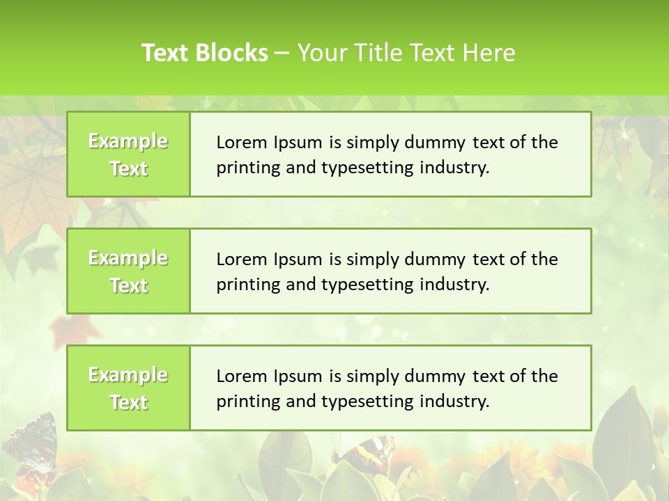Pretty Colorful Wild PowerPoint Template