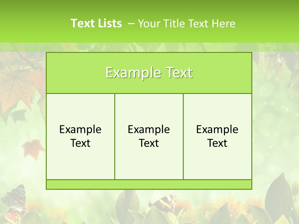 Pretty Colorful Wild PowerPoint Template