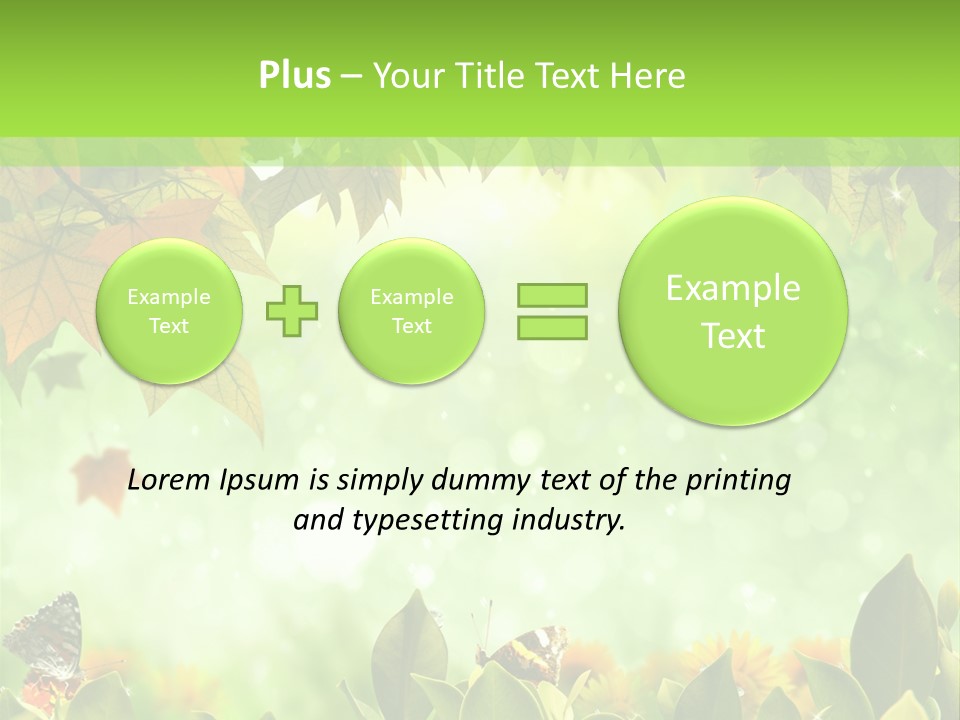 Pretty Colorful Wild PowerPoint Template