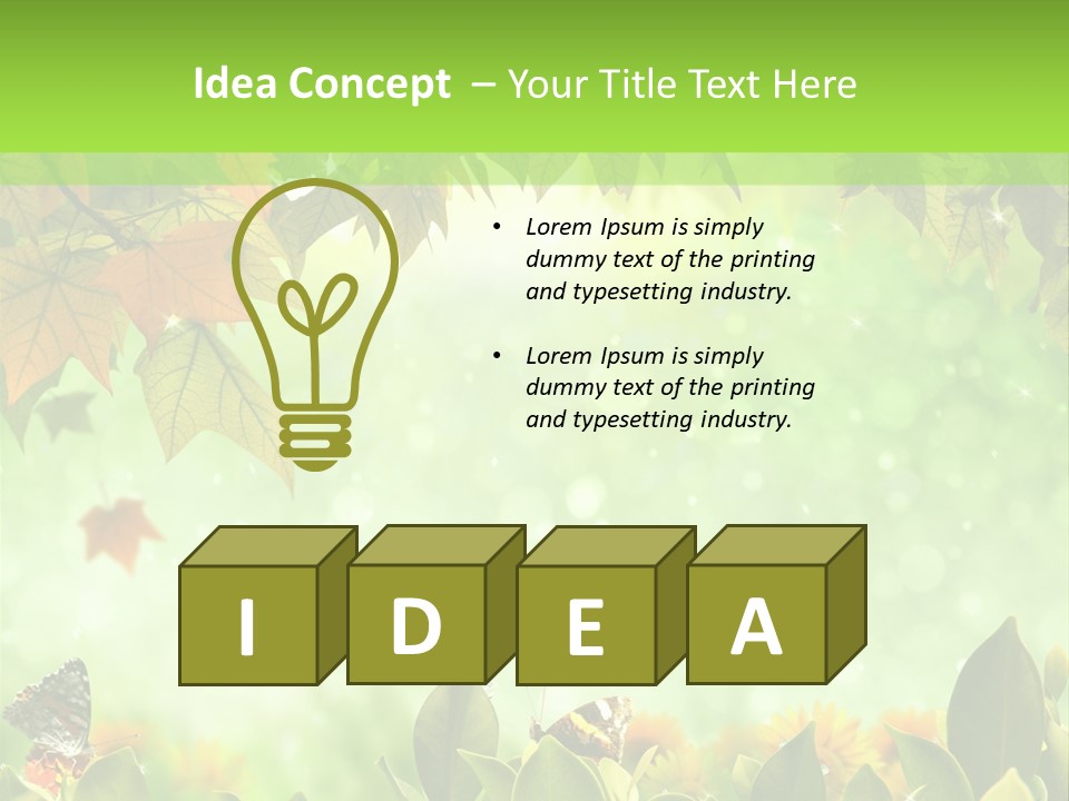 Pretty Colorful Wild PowerPoint Template