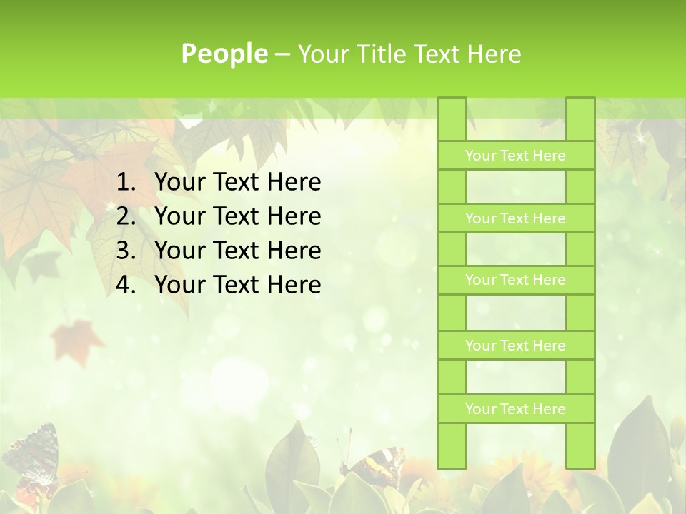 Pretty Colorful Wild PowerPoint Template