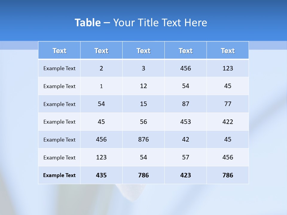 Closeup Dew Spring Flower PowerPoint Template