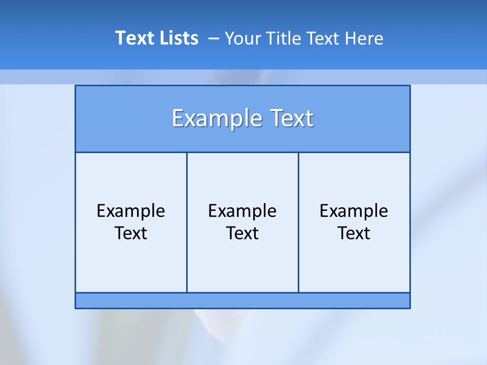 Closeup Dew Spring Flower PowerPoint Template