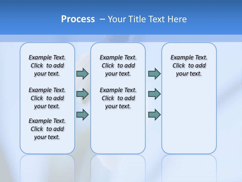 Closeup Dew Spring Flower PowerPoint Template