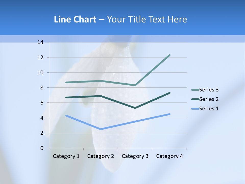 Closeup Dew Spring Flower PowerPoint Template