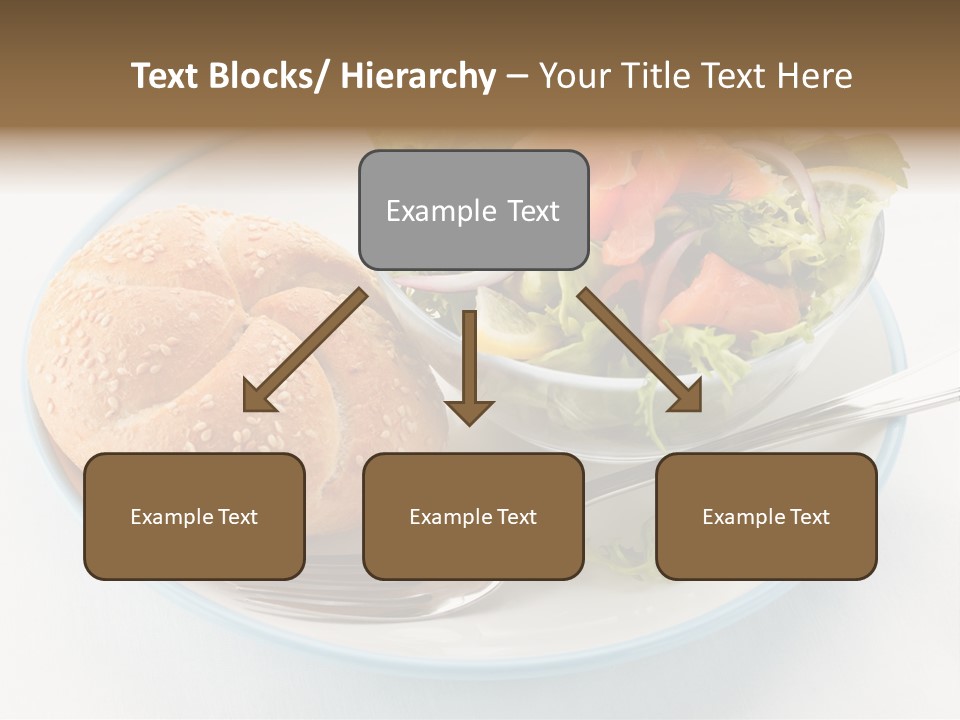 Vegetable Dish Fish PowerPoint Template