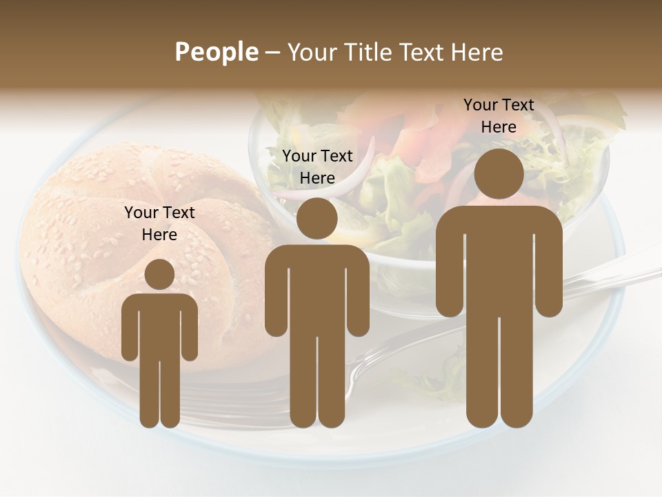 Vegetable Dish Fish PowerPoint Template