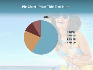 Straw Ocean Yellow PowerPoint Template