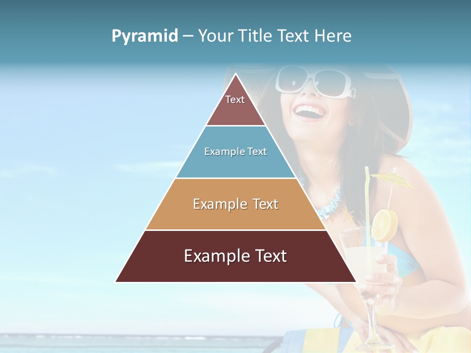 Straw Ocean Yellow PowerPoint Template