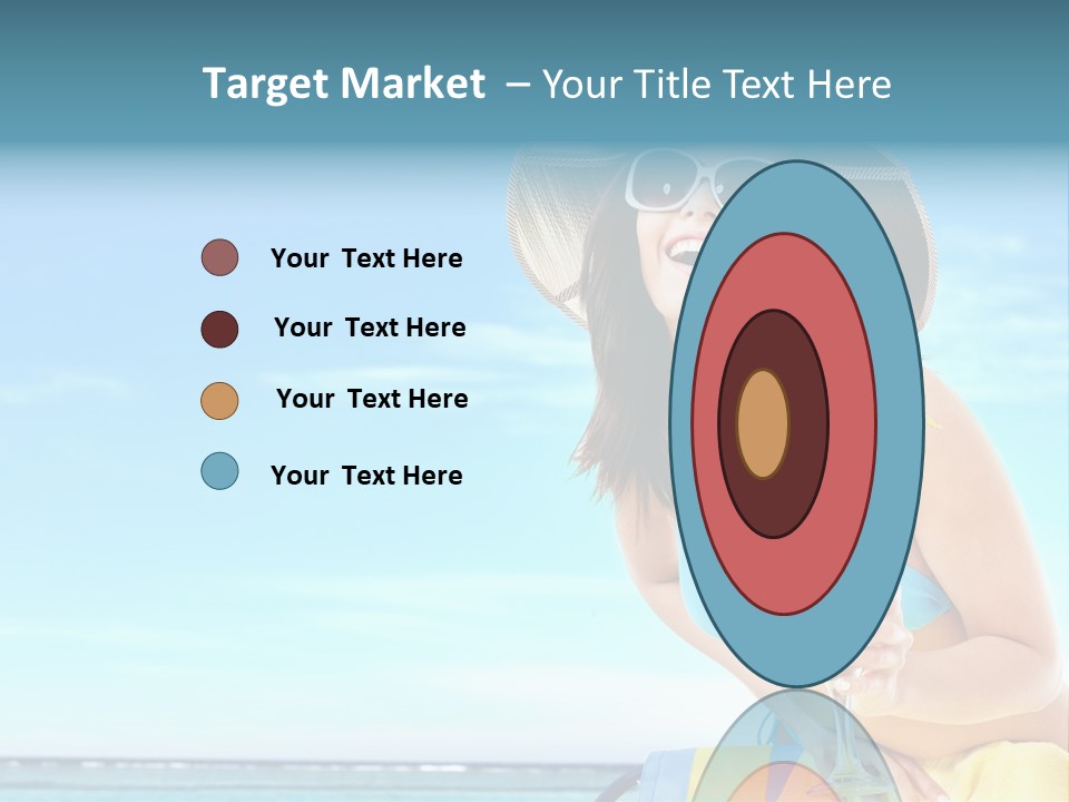 Straw Ocean Yellow PowerPoint Template