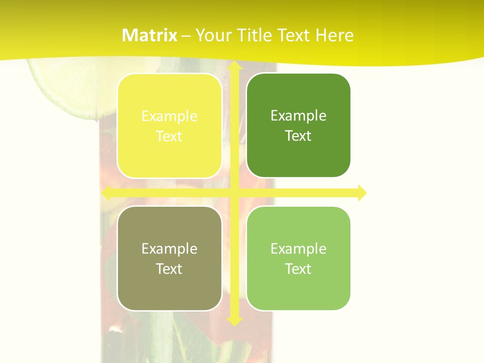 Latin Beverage Ice PowerPoint Template