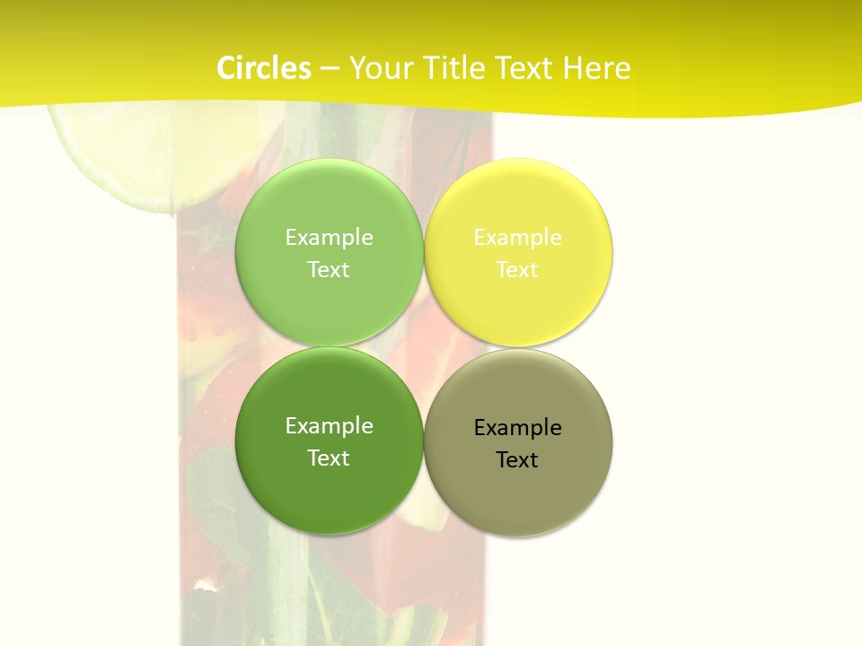 Latin Beverage Ice PowerPoint Template