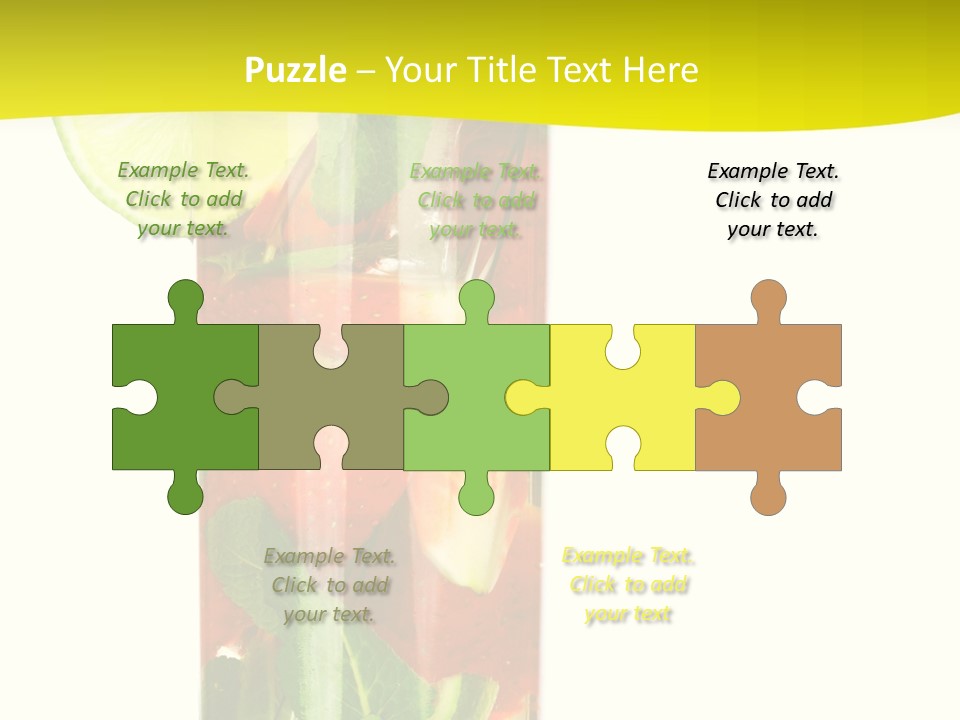 Latin Beverage Ice PowerPoint Template