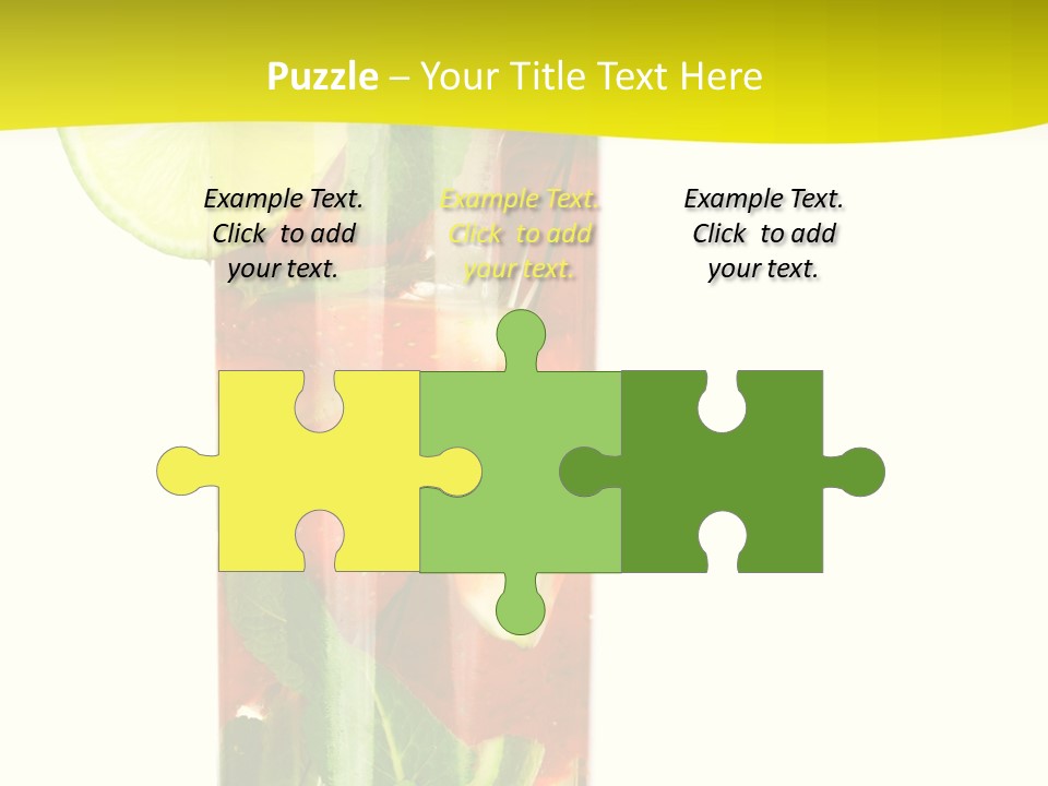 Latin Beverage Ice PowerPoint Template