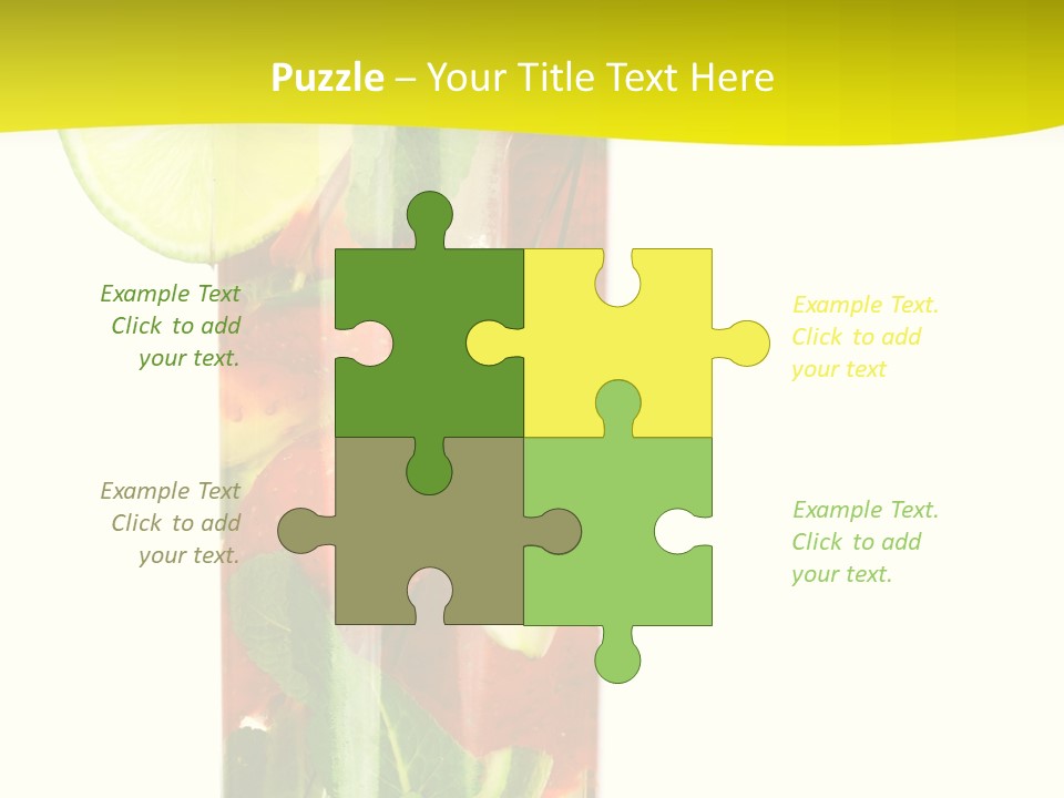 Latin Beverage Ice PowerPoint Template