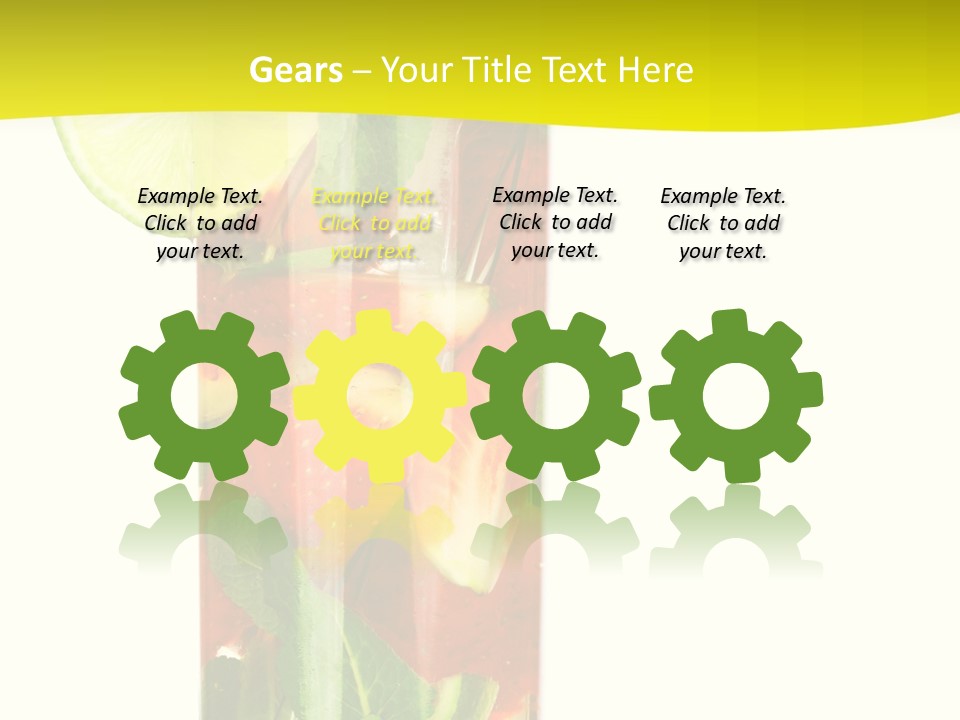 Latin Beverage Ice PowerPoint Template