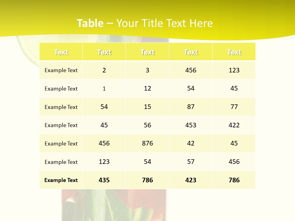 Latin Beverage Ice PowerPoint Template