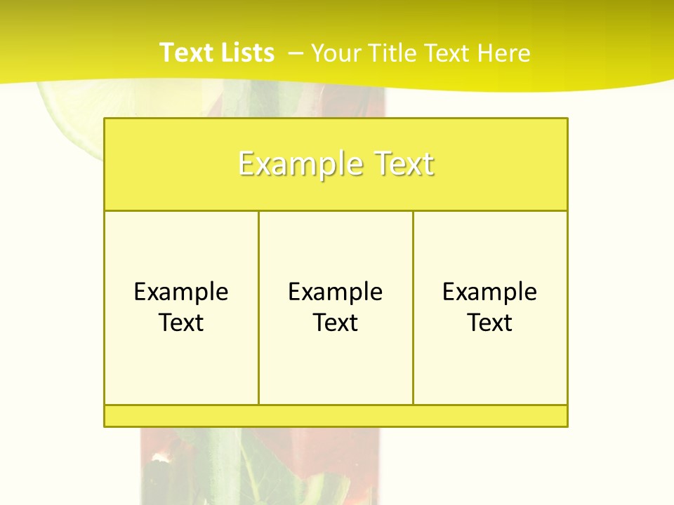 Latin Beverage Ice PowerPoint Template