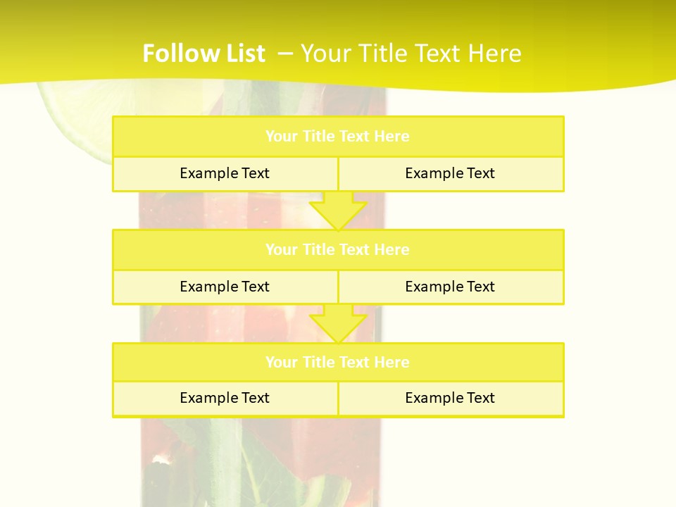 Latin Beverage Ice PowerPoint Template