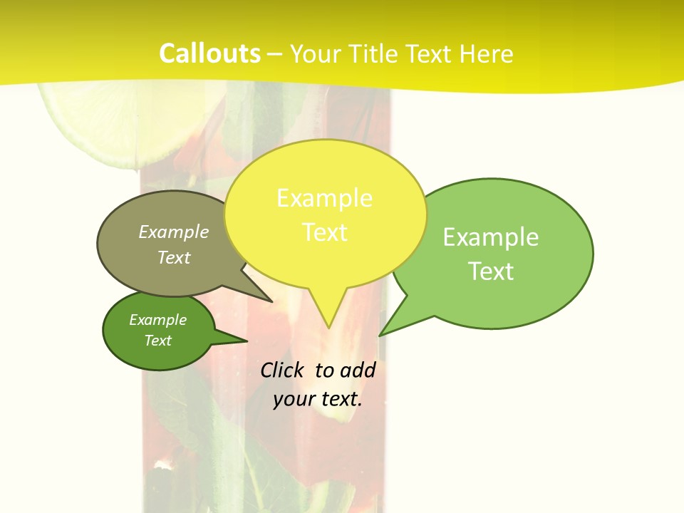 Latin Beverage Ice PowerPoint Template