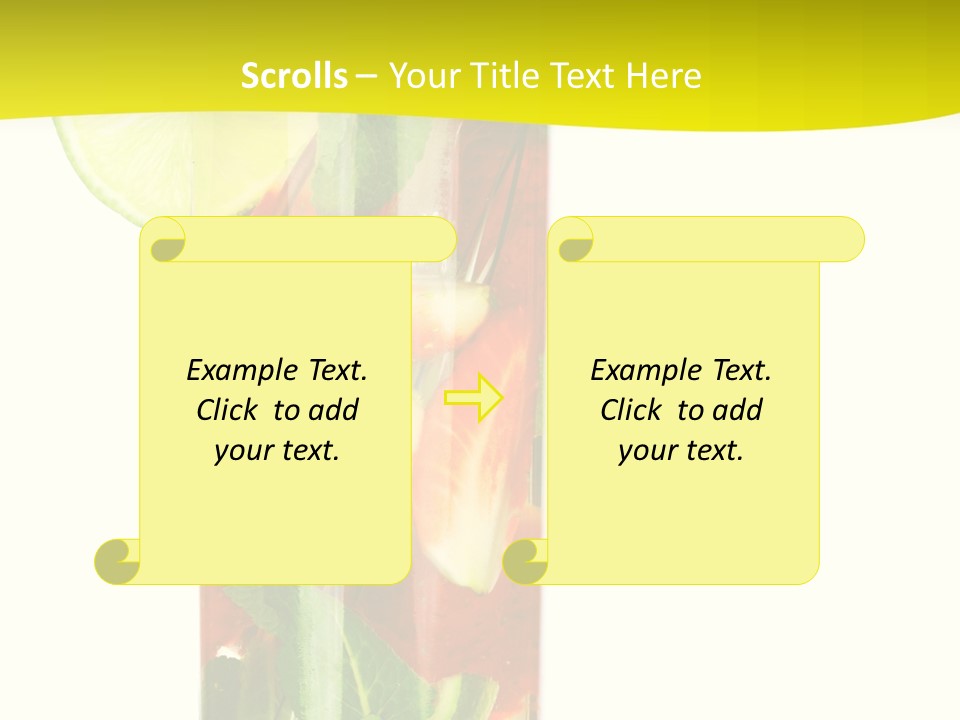 Latin Beverage Ice PowerPoint Template