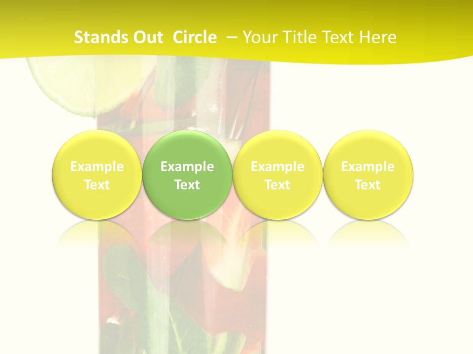 Latin Beverage Ice PowerPoint Template