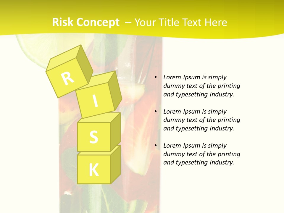 Latin Beverage Ice PowerPoint Template