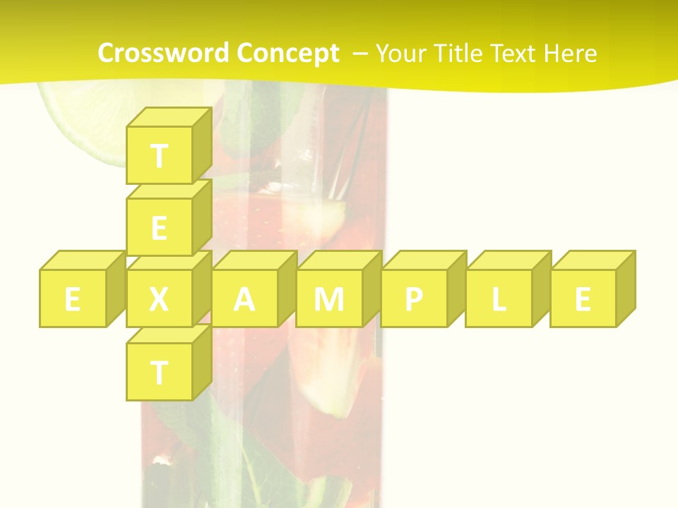 Latin Beverage Ice PowerPoint Template