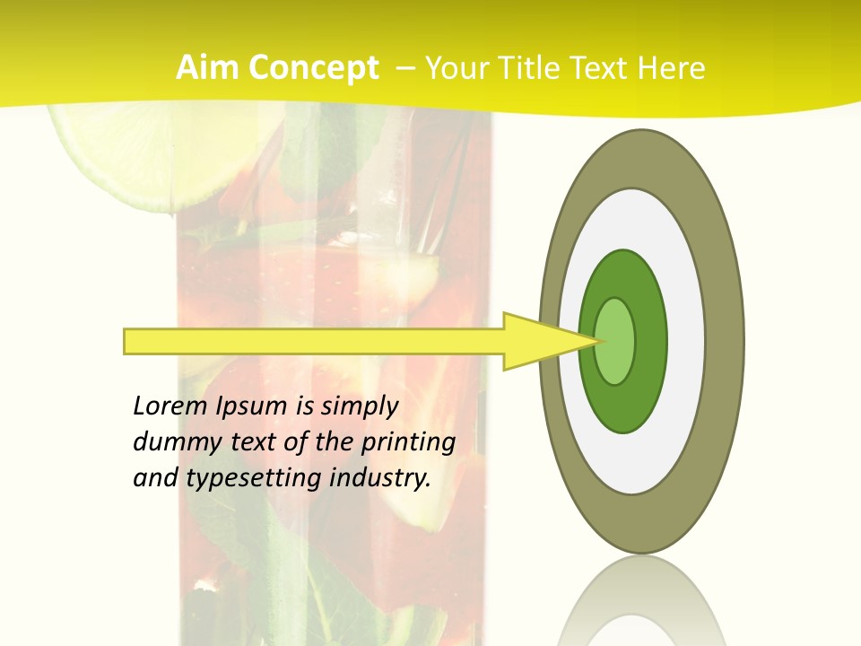 Latin Beverage Ice PowerPoint Template