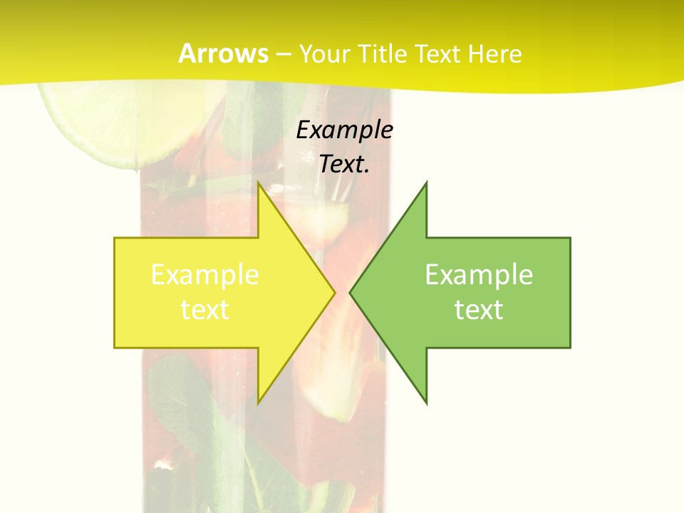 Latin Beverage Ice PowerPoint Template