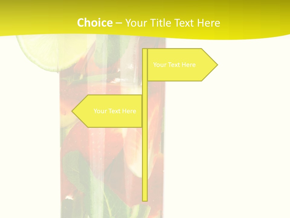 Latin Beverage Ice PowerPoint Template