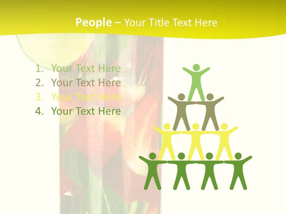 Latin Beverage Ice PowerPoint Template