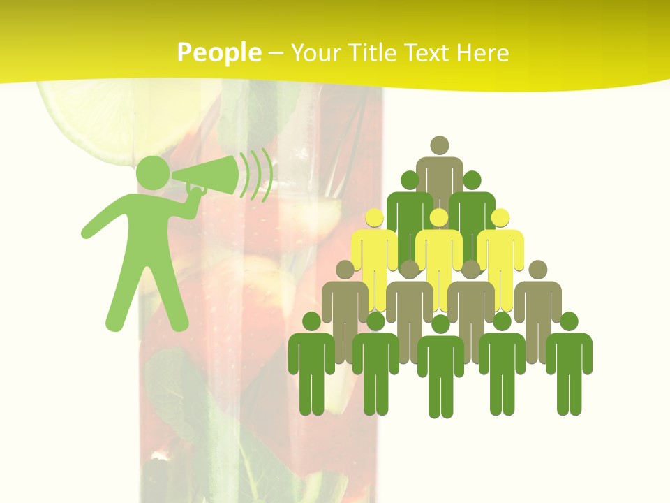 Latin Beverage Ice PowerPoint Template