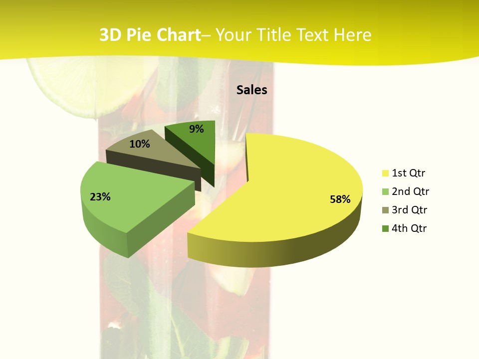 Latin Beverage Ice PowerPoint Template